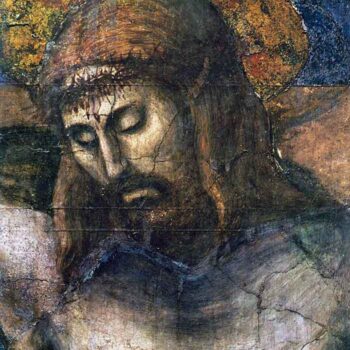 The Trinity Detail [3] by Masaccio