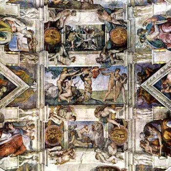 Creation Story, Detail by Michelangelo