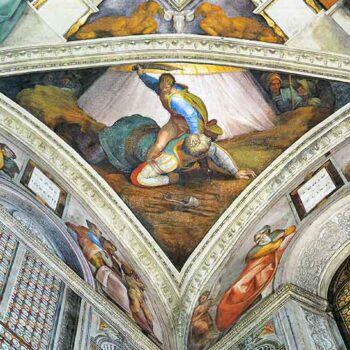 David Und Goliath by Michelangelo