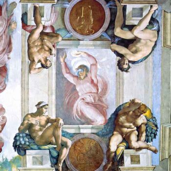 God Separates Light and Darkness by Michelangelo