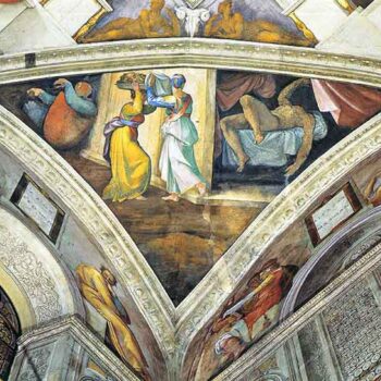 Head of John Baptist 2 by Michelangelo