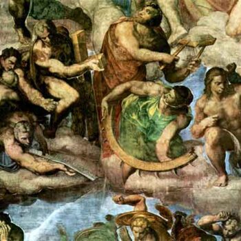 Martyrs with Tools of Their Martyrdom by Michelangelo