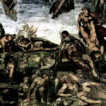 Resurrection of The Dead from The Graves by Michelangelo