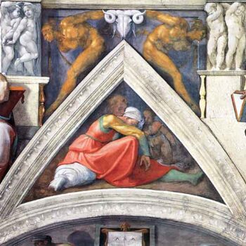The Ancestors of Christ - Asa by Michelangelo