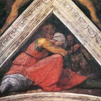 The Ancestors of Christ - Family of King Asa by Michelangelo