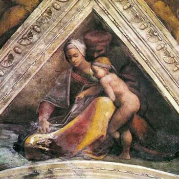 The Ancestors of Christ - Family of King Solomon by Michelangelo