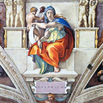 The Delphic Sybelle by Michelangelo