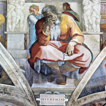 The Prophet Jeremiah by Michelangelo