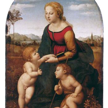 La Belle Jardiniere by Raffaello