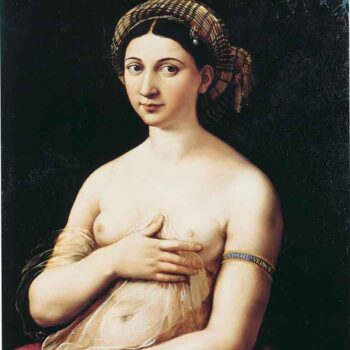 La Fornarina by Raffaello