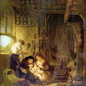 The Holy Family [1] by Rembrandt