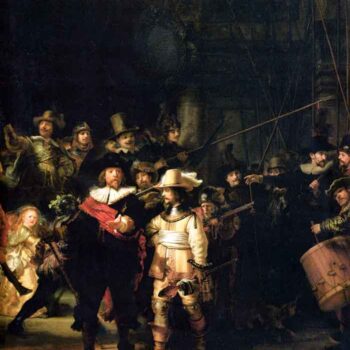 The Night Watch Detail by Rembrandt