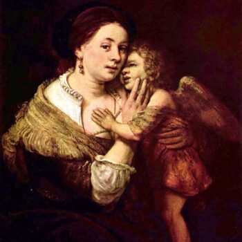 Venus and Cupid by Rembrandt