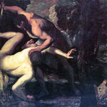 Cain and Abel by Tintoretto