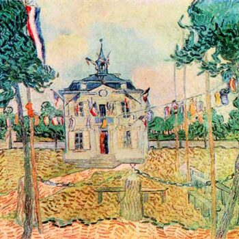 14 July in Auvers by Van Gogh