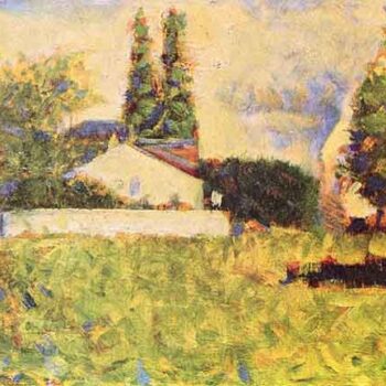 A House Between Trees by Seurat