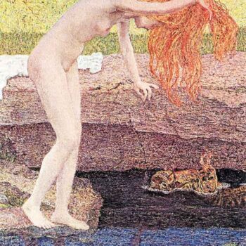 A Vanity, Detail by Segantini