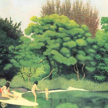 Bathers in The Woods by Felix Vallotton