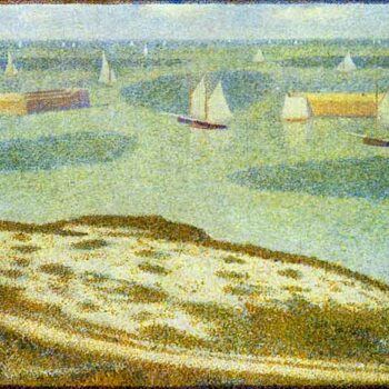 Entrance to Port-En-Bessin by Seurat