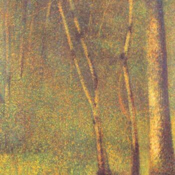 Forest in Pontaubert by Seurat