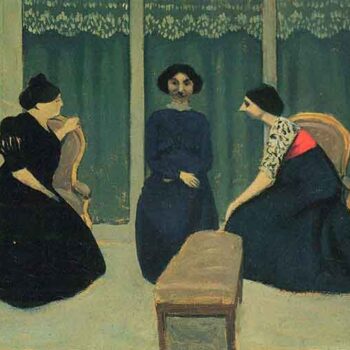 Gossip by Felix Vallotton