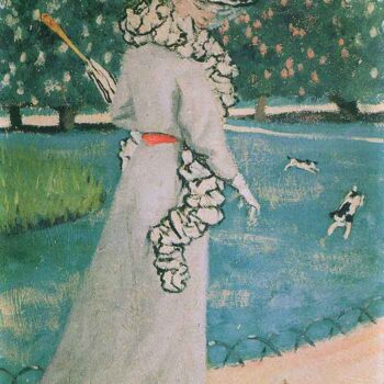 In Luxomburg Garden by Felix Vallotton