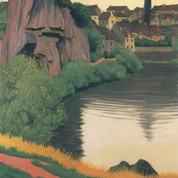 Landscape Semur by Felix Vallotton