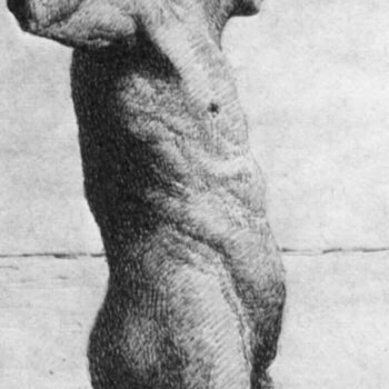 Male Body by Seurat
