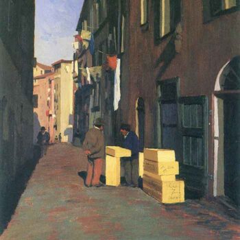 Old Street in Nice, France by Felix Vallotton