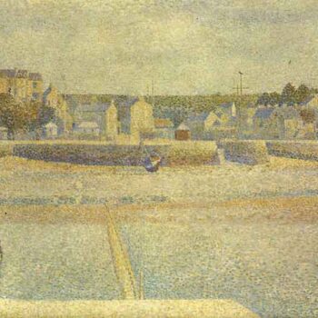 Port-En-Bessin, The Terminal at Low Tide by Seurat