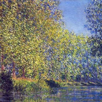 A Bend in The Epte Giverny by Monet