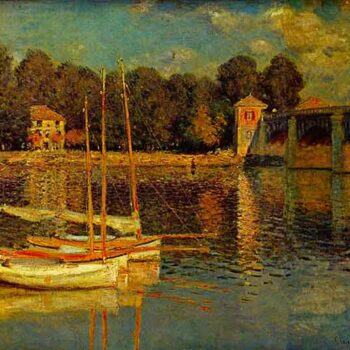Bridge at Argenteuil by Monet