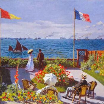 Claude Monet - Garden at Sainte Adresse