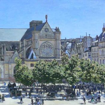 Claude Monet Saint-Germain Auxerrois, Paris 1867