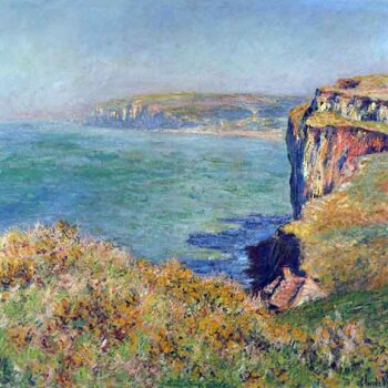 Cliffs at Varengeville by Monet