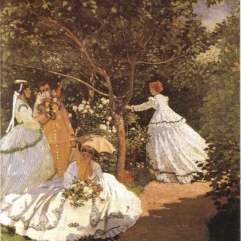 Femmes Au Jardin 1867 by Monet