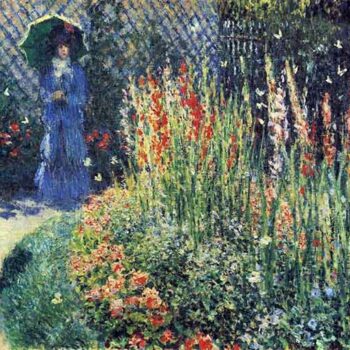 Gladiolas by Monet