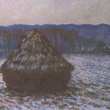 Haystacks in Snow by Monet