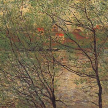His Bank, The Ile De La Grande Jatte by Monet