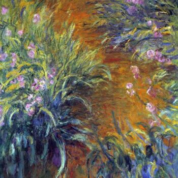 Irises by Monet