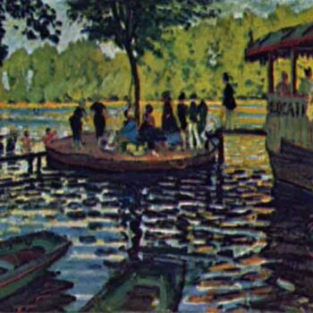La GrenouillĚŁĺ¬Re by Monet