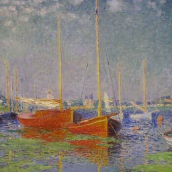 Monet - Red Boats at Argenteuil