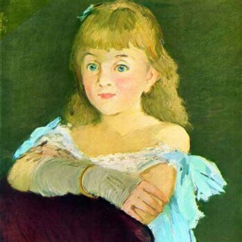 Portrait of Lina Campineanu by Manet