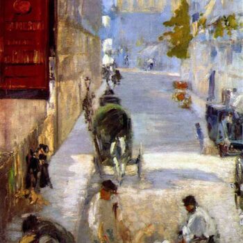 Road Workers, Rue De Berne (Detail) by Manet