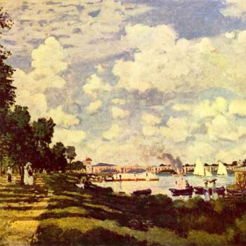 Sailing at Argenteuil by Monet