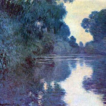 Seine Bend in Giverny by Monet