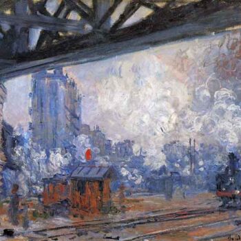 The Gare Saint-Lazare by Monet