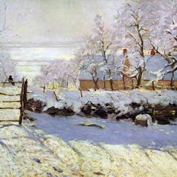 The Magpie by Monet