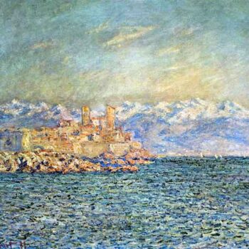 The Old Fort in Antibes by Monet