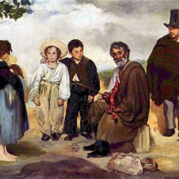 The Old Musician by Manet
